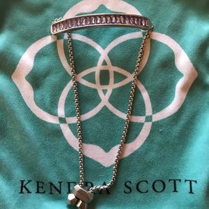 Kendra Scott silver adjustable bracelet